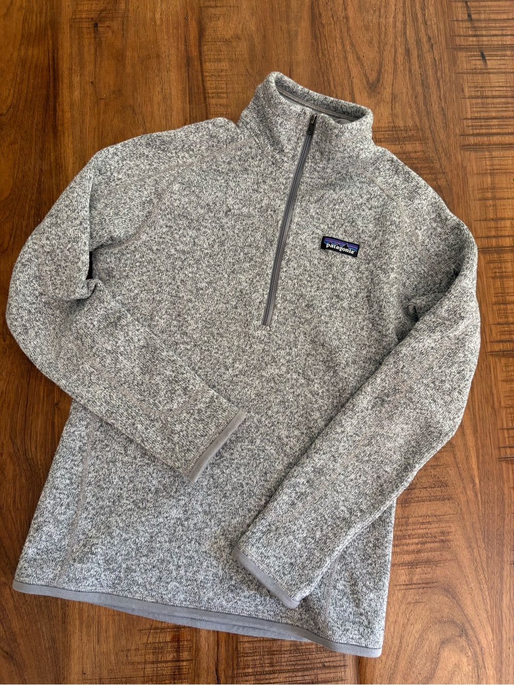 Patagonia Gray 1/4 Zip Fleece Pullover